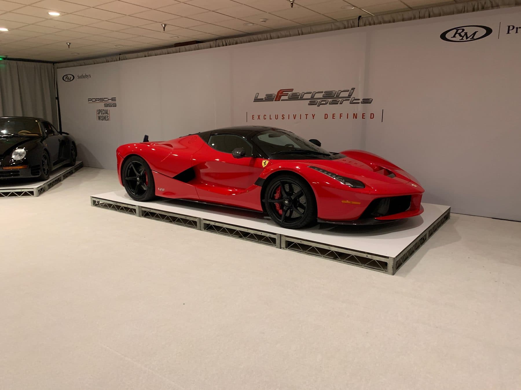 Luxury showcase flooring at RM Sotheby's Monterey