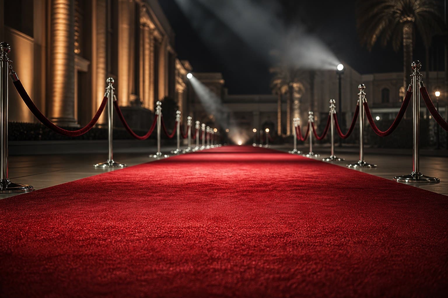 Luxury red carpet event flooring