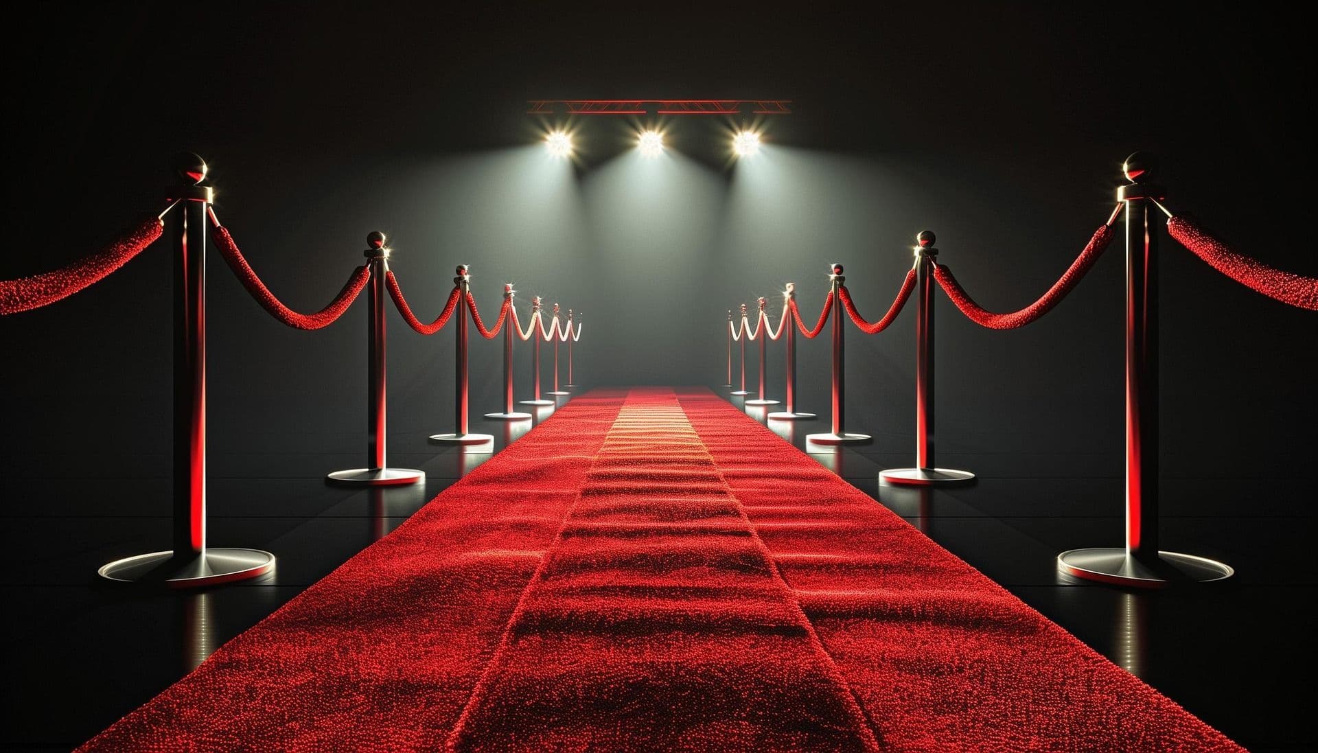 Red carpet event flooring